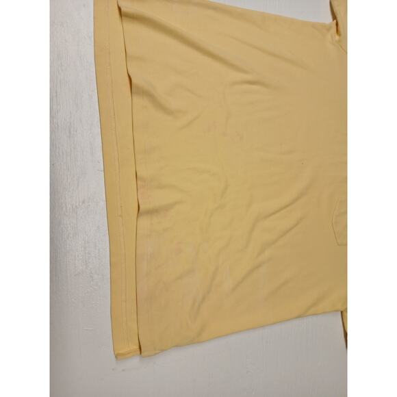 Chaps Yellow Button Business Casual Comfort Golf Soft Shirt Large Make Offer XL - Picture 6 of 7